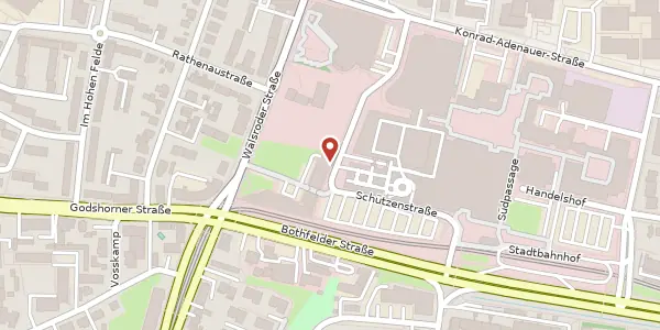 Karte der Umgebung von Schützenstraße 20, 30853 Langenhagen