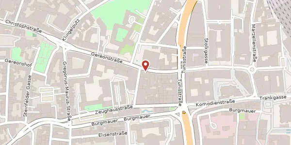Karte der Umgebung von Unter Sachsenhausen 37, 50667 Köln