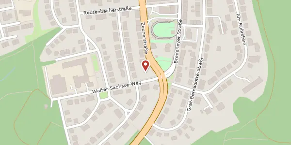 Karte der Umgebung von Walter-Sachsse-Weg 8, 45133 Essen