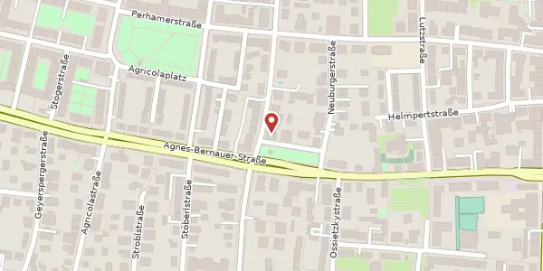 Karte der Umgebung von Agnes-Bernauer-Platz 8, 80687 München