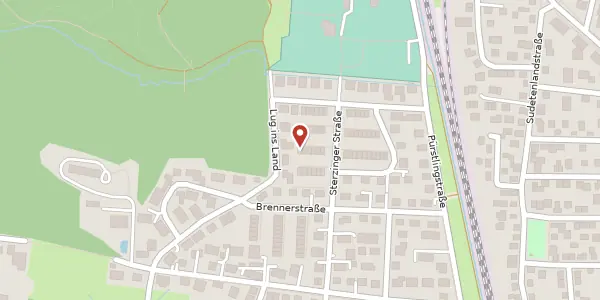 Karte der Umgebung von Sterzinger Str. 51, 83024 Rosenheim