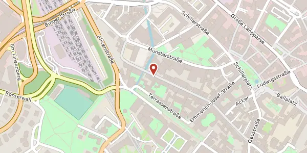 Karte der Umgebung von Walpodenstraße 19, 55116 Mainz