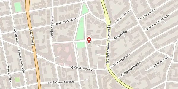 Karte der Umgebung von Körnerstraße 18, 60322 Frankfurt
