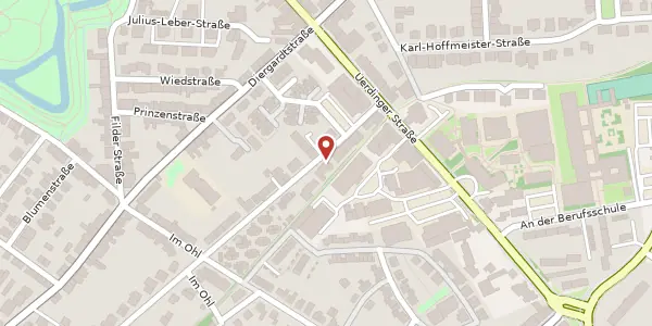 Karte der Umgebung von Otto-Ottsen-Str. 2 e, 47441 Moers