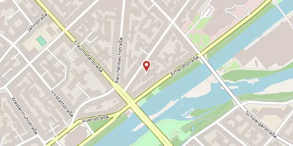 Karte der Umgebung von Baaderstr. 55, 80469 München