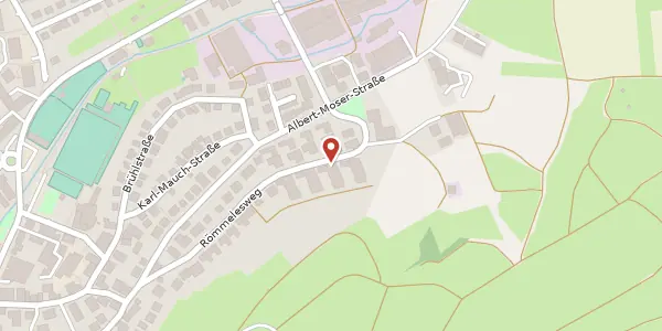 Karte der Umgebung von Römmelesweg 28, 71394 Kernen im Remstal