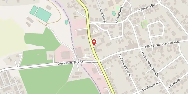 Karte der Umgebung von Salzmünder Straße 44 a, 06120 Halle (Saale)
