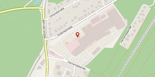 Karte der Umgebung von Herrenseeallee 15, 15344 Strausberg