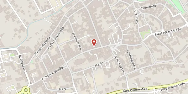 Karte der Umgebung von Kylische Str. 10, 06526 Sangerhausen