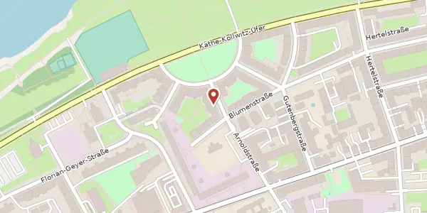 Karte der Umgebung von Arnoldstraße 29, 01307 Dresden