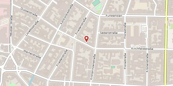 Karte der Umgebung von Düsselstr. 72, 40219 Düsseldorf