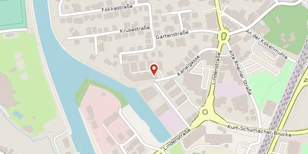 Karte der Umgebung von Kanalgasse 13, 49808 Lingen