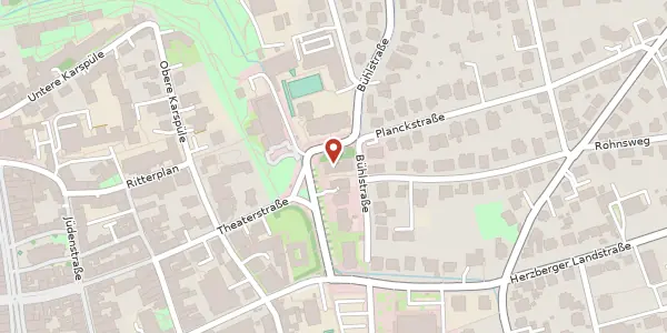 Karte der Umgebung von Theaterplatz 9, 37073 Göttingen