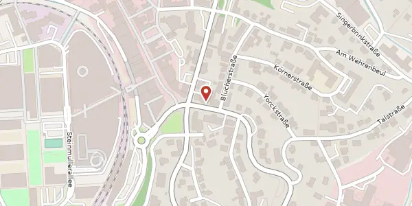 Karte der Umgebung von Hindenburgstr. 37, 51643 Gummersbach