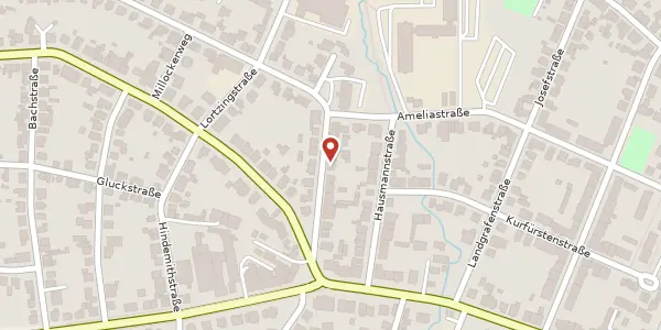 Karte der Umgebung von Kattenstraße 18, 63452 Hanau