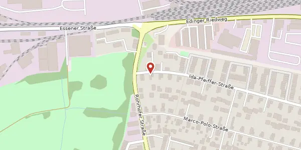 Karte der Umgebung von Ida-Pfeiffer-Straße 95, 68219 Mannheim