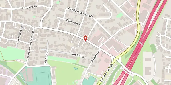 Karte der Umgebung von Glemseckstraße 36, 71229 Leonberg