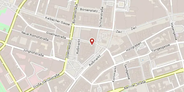 Karte der Umgebung von Steinweg 3-5, 60313 Frankfurt