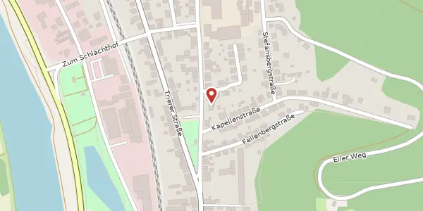 Karte der Umgebung von Waldstraße 24, 66663 Merzig