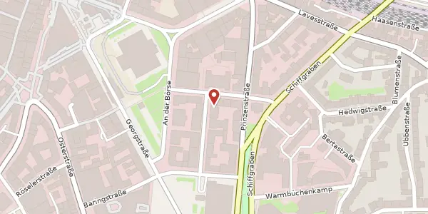 Karte der Umgebung von Landschaftstraße 8, 30159 Hannover