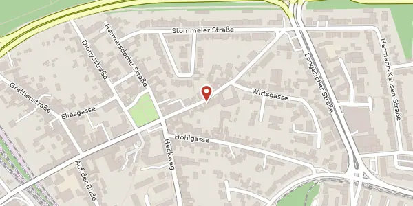 Karte der Umgebung von Longericher Hauptstr. 27, 50739 Köln