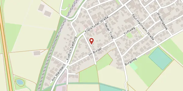 Karte der Umgebung von Wolfspfad 6, 61206 Wöllstadt