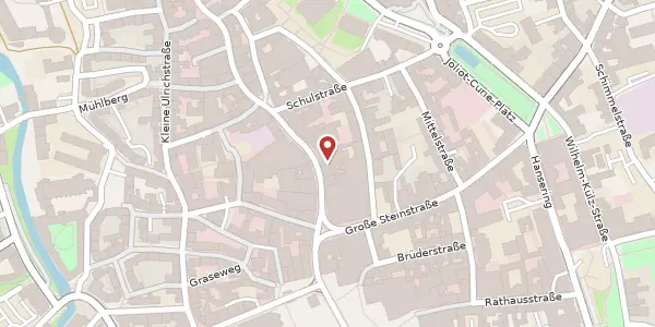 Karte der Umgebung von Große Ulrichstr. 57, 06108 Halle (Saale)