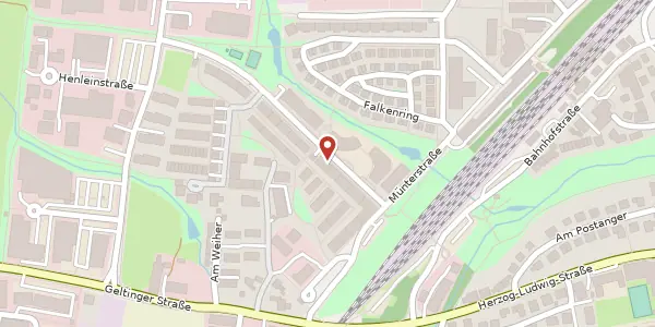 Karte der Umgebung von Burgerfeld 9 a, 85570 Markt Schwaben