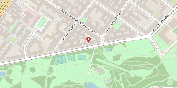Karte der Umgebung von Am Friedrichshain 9, 10407 Berlin
