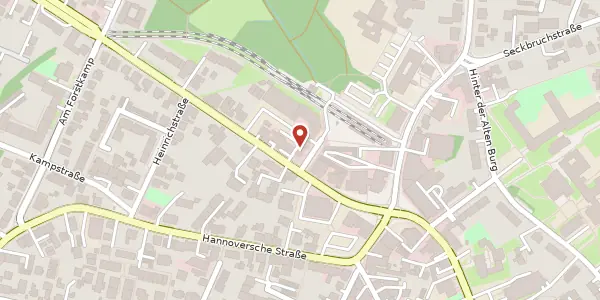 Karte der Umgebung von Buchholzer Straße 8, 30629 Hannover