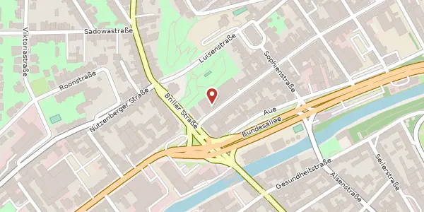Karte der Umgebung von Friedrich-Ebert-Str. 90, 42103 Wuppertal