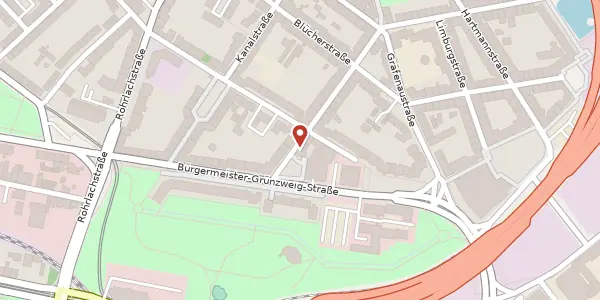 Karte der Umgebung von Welserstraße 25, 67063 Ludwigshafen am Rhein