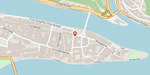 Karte der Umgebung von Römerplatz 3, 94032 Passau
