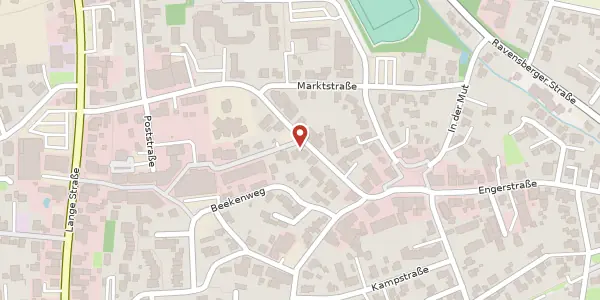 Karte der Umgebung von Poststr. 36, 32139 Spenge