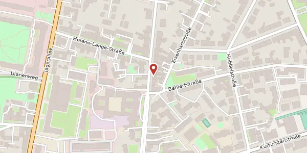 Karte der Umgebung von Friedrich-Ebert-Straße 50, 14469 Potsdam