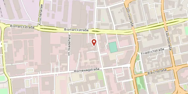 Karte der Umgebung von Feldbergstr. 36, 64293 Darmstadt