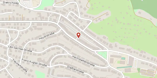 Karte der Umgebung von Friedrich-Engels-Straße 69, 07749 Jena