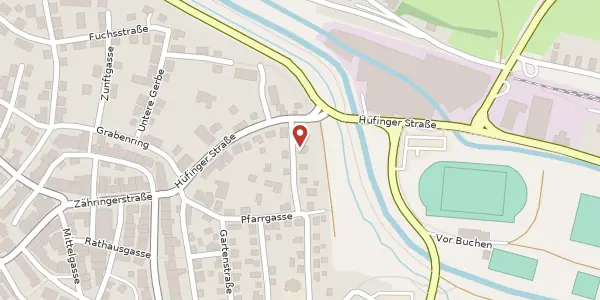 Karte der Umgebung von Widmannstraße 1, 78199 Bräunlingen
