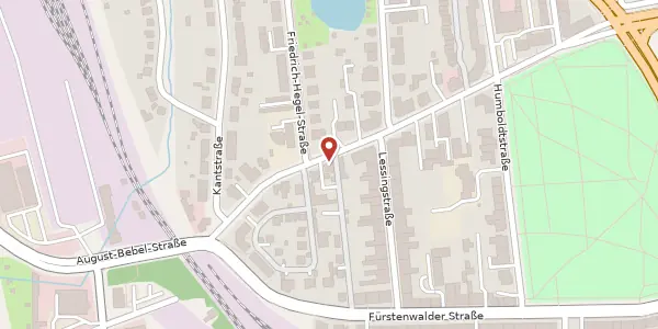 Karte der Umgebung von Karl-Liebknecht-Str. 60, 15230 Frankfurt