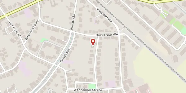 Karte der Umgebung von Lessingstr. 16, 40667 Meerbusch