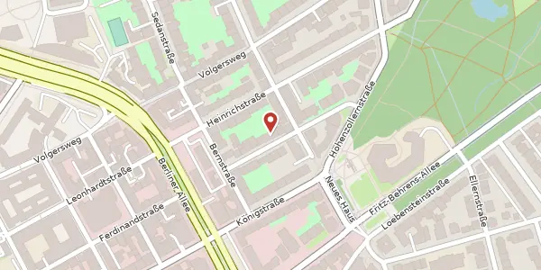 Karte der Umgebung von Uhlemeyerstraße 9/11, 30175 Hannover