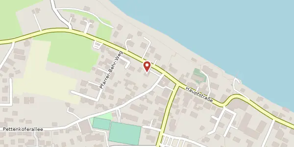 Karte der Umgebung von Weilheimer Str. 7, 82402 Seeshaupt