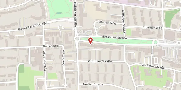 Karte der Umgebung von Breslauer Str. 8, 32339 Espelkamp