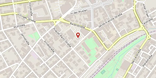 Karte der Umgebung von Karlstraße 36, 78054 Villingen-Schwenningen