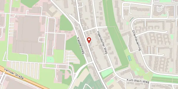 Karte der Umgebung von Untere Dorfstr. 24, 50829 Köln