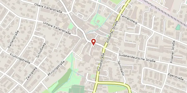 Karte der Umgebung von Hauptstraße 48, 90537 Feucht