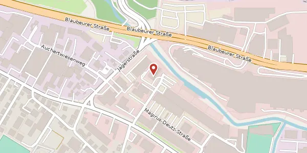 Karte der Umgebung von Magirus-Deutz-Straße 17, 89077 Ulm/Donau