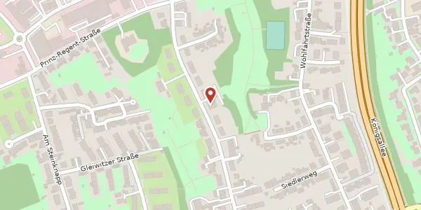 Karte der Umgebung von Knappenstr. 15 A, 44799 Bochum