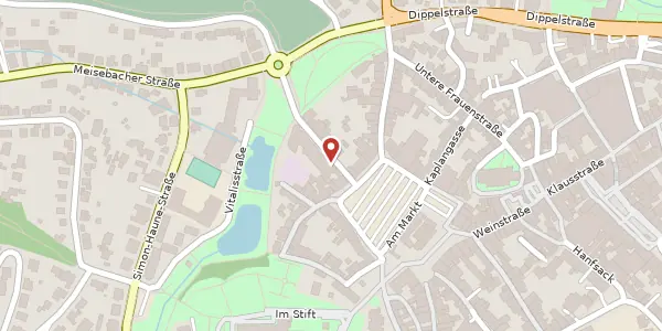 Karte der Umgebung von Uffhäuserstraße 2 - 4, 36251 Bad Hersfeld