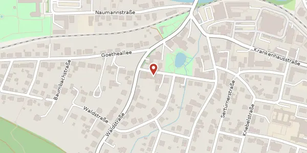 Karte der Umgebung von Scheffelstraße 6, 98693 Ilmenau